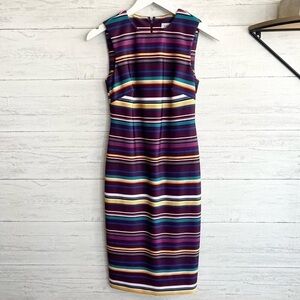 Calvin Klein Striped Sheath Dress